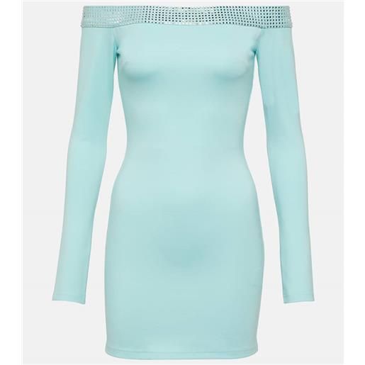 David Koma miniabito con cristalli