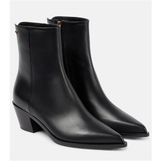 Gianvito Rossi stivaletti kinney in pelle
