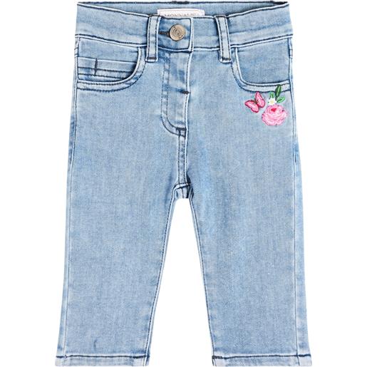 Monnalisa baby - jeans con ricamo