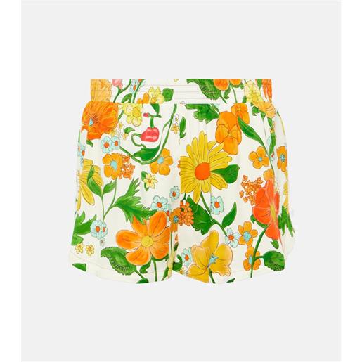 Stella McCartney shorts con stampa a vita media