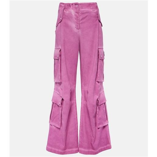 Dolce&Gabbana pantaloni cargo in cotone a vita media