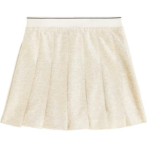 Brunello Cucinelli Kids gonna da tennis in misto seta