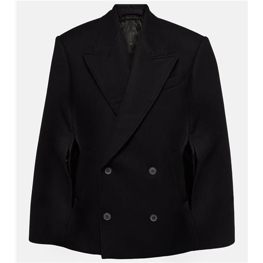Wardrobe.NYC mantella doppiopetto in lana vergine