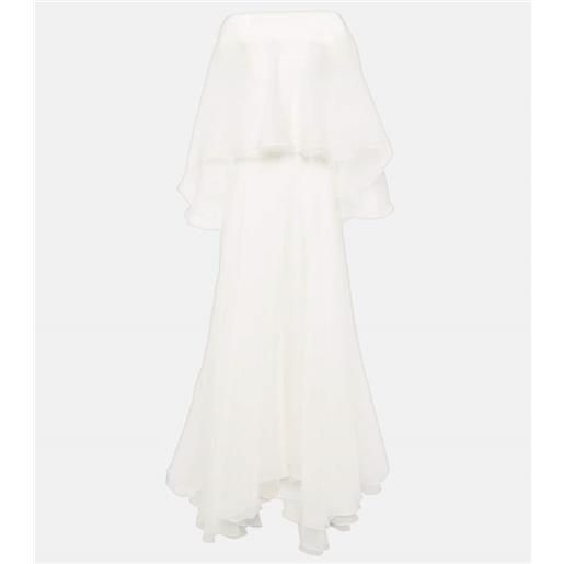 Maticevski bridal - abito lungo dhalia in seta