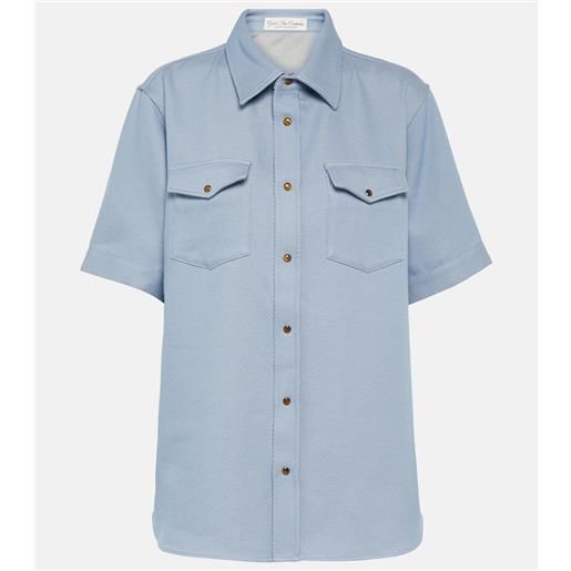 God's True Cashmere camicia in cashmere e cotone