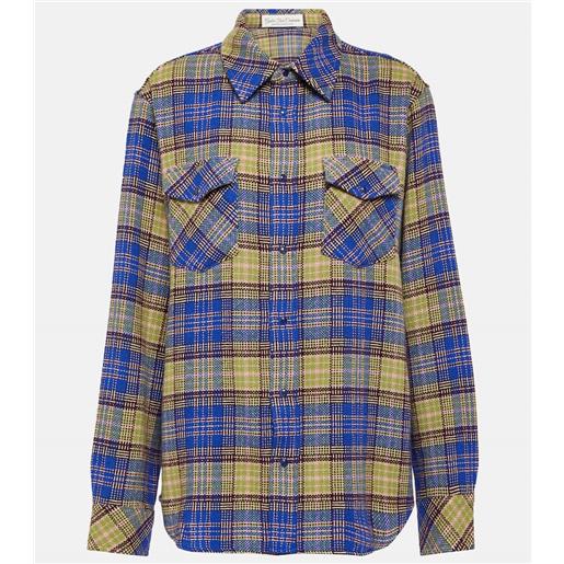 God's True Cashmere camicia in tartan di cashmere