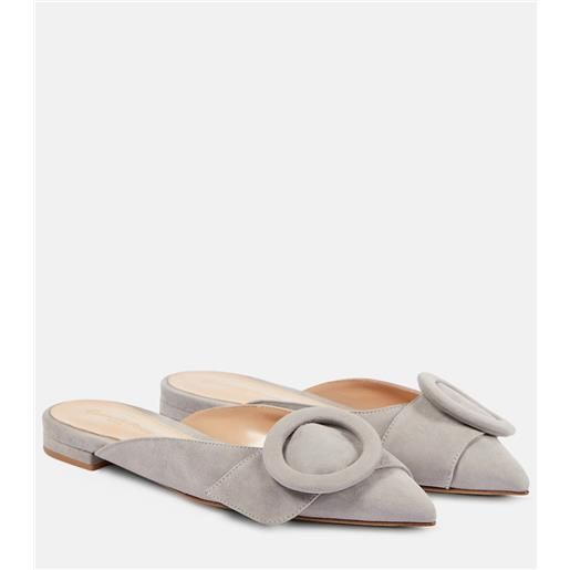 Gianvito Rossi slippers in suede