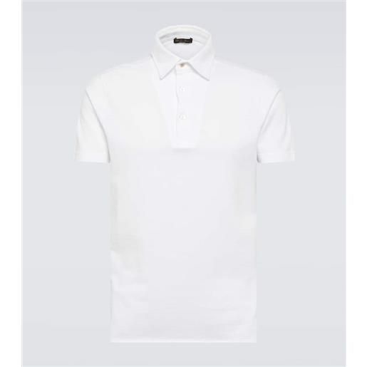 Loro Piana polo in piquã© di cotone