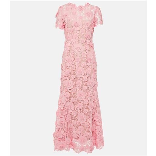 Oscar de la Renta abito midi in pizzo