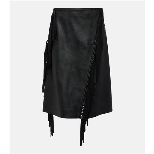 Stella McCartney gonna midi alter in similpelle