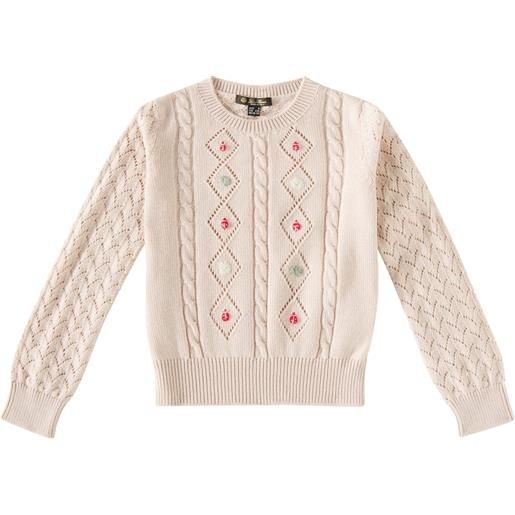 Loro Piana Kids pullover in cotone e cashmere
