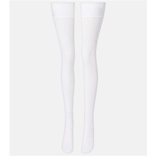 Alessandra Rich calze parigine in pizzo