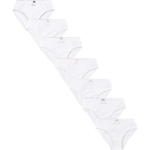 Bonpoint set di 7 culottes in jersey di cotone