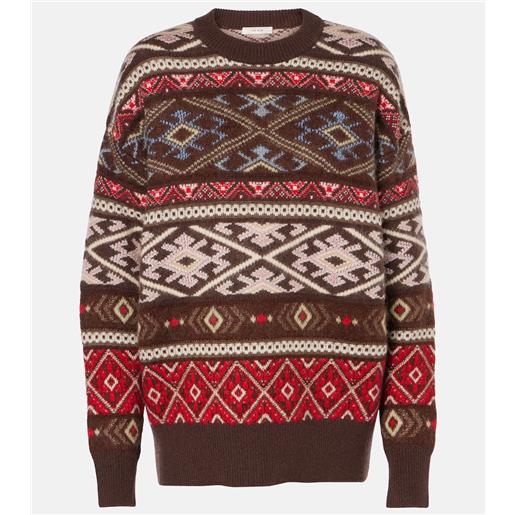 The Row pullover hinny in cashmere, seta e mohair