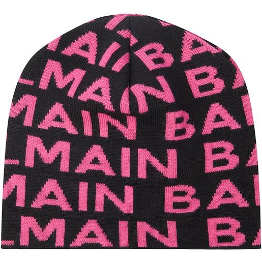 Balmain Kids berretto in lana vergine con logo
