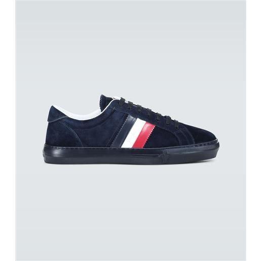 Moncler sneakers new monaco in suede