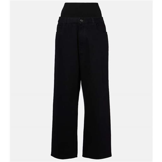 Alaia alaã¯a jeans regular a vita alta