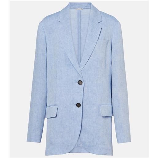 Brunello Cucinelli blazer in misto lino