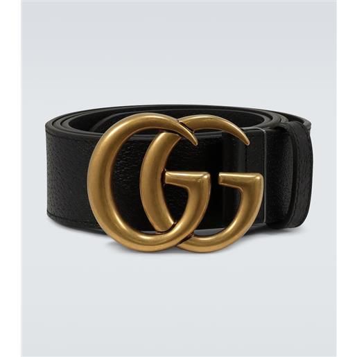 Gucci cintura double g in pelle