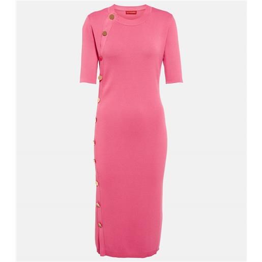 Altuzarra abito midi minamoto in maglia