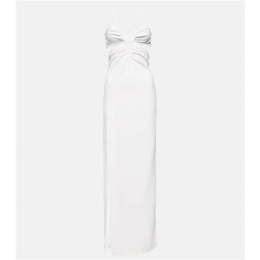 Nensi Dojaka bridal - abito lungo in crãªpe