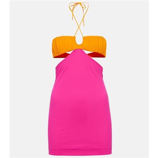 Nensi Dojaka miniabito in cotone con cut-out