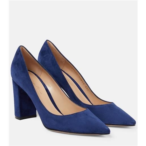 【Gianvito Rossi】 Decollete Piper In Pelle Scamosciata Gianvito Rossi Decollete Piper Pump | italist