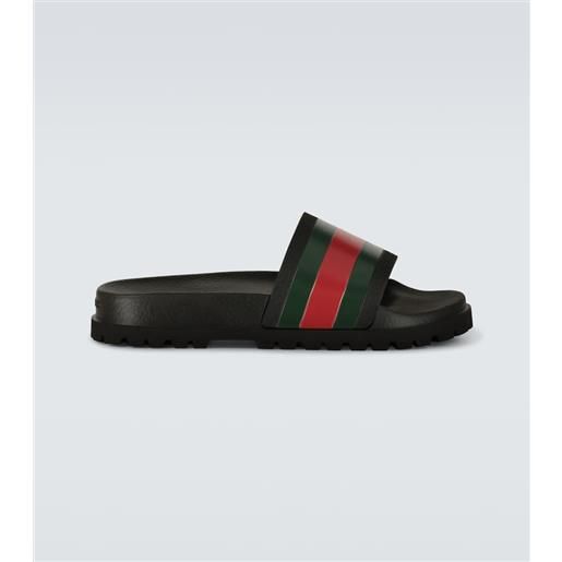 Gucci sandali web stripe