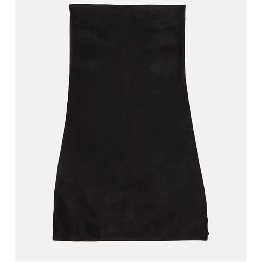 The Row borsa a guanto in suede