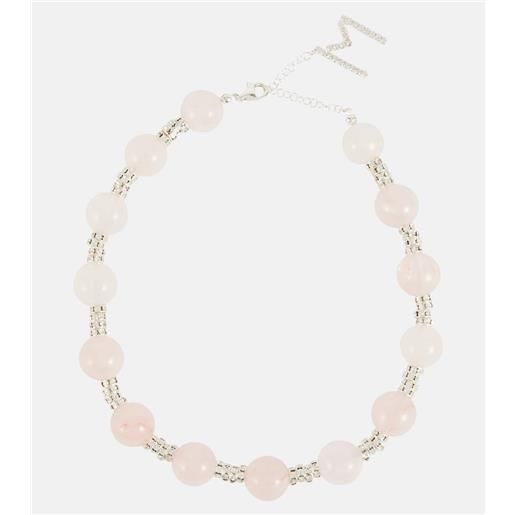 Magda Butrym collana con cristalli