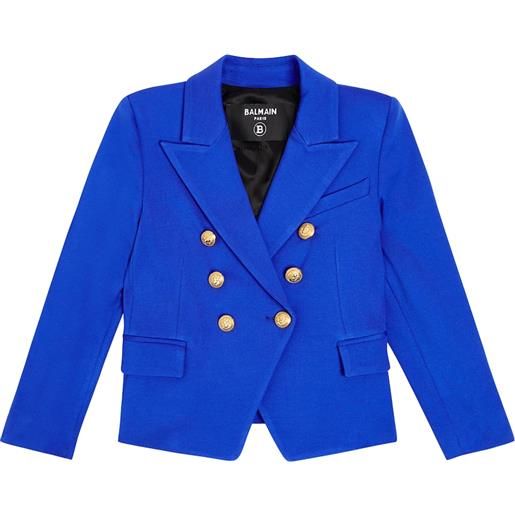 Balmain Kids blazer doppiopetto