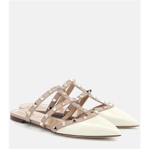 Valentino Garavani Valentino Garavani - slippers rockstud in vernice