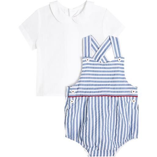 La Coqueta baby - tuta corta marina e camicia jazmin