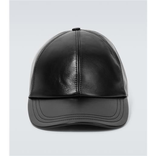 Prada cappello da baseball in pelle