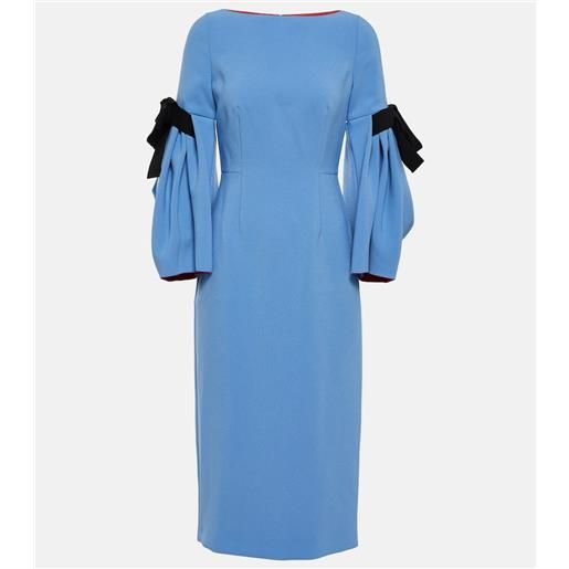 Roksanda abito midi venturi in crãªpe