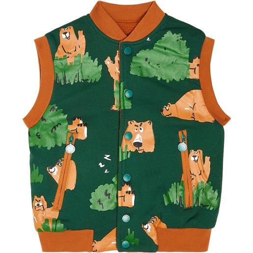 Stella McCartney Kids gilet in cotone con stampa
