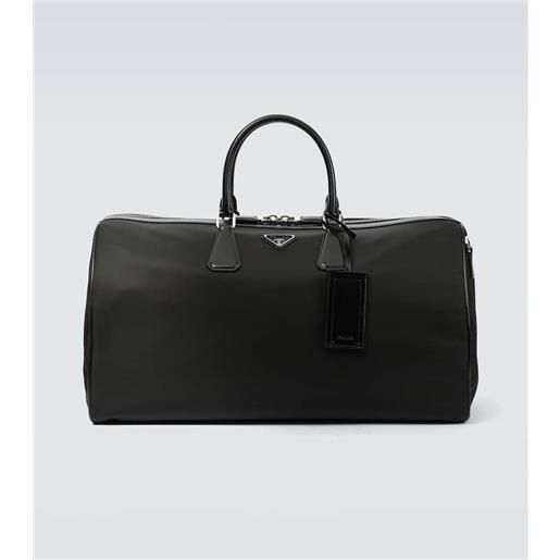 Prada borsa da viaggio con pelle