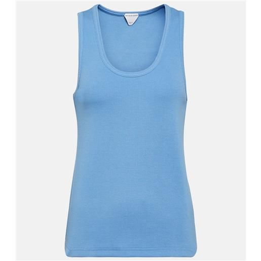 Bottega Veneta tank top in maglia a coste