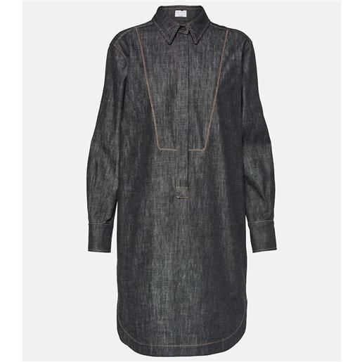 Brunello Cucinelli abito chemisier di jeans
