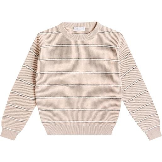 Brunello Cucinelli Kids pullover in cotone