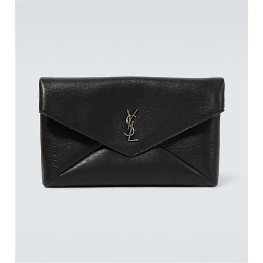 Saint Laurent bustina cassandre large envelope in pelle