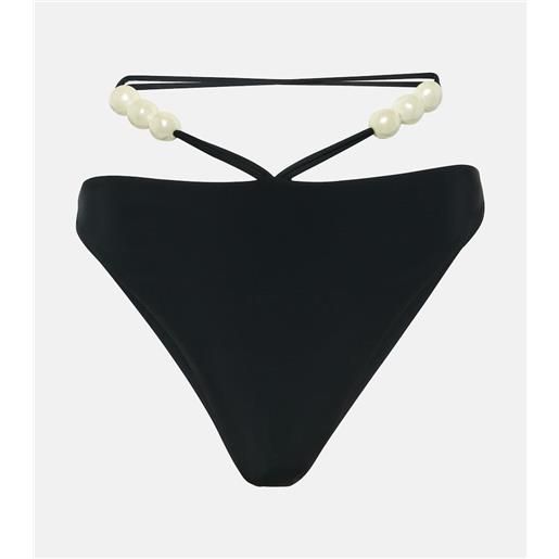 Magda Butrym slip bikini con perline