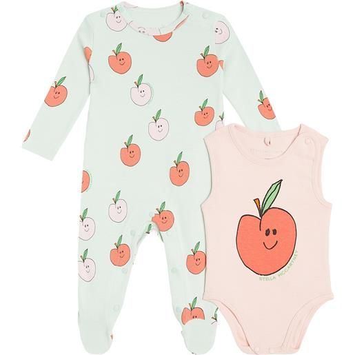 Stella McCartney Kids baby - body e tutina in jersey di cotone
