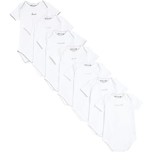 Bonpoint baby - set di 7 body in jersey di cotone