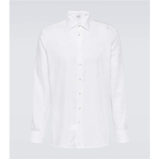Etro camicia in cotone con stampa paisley