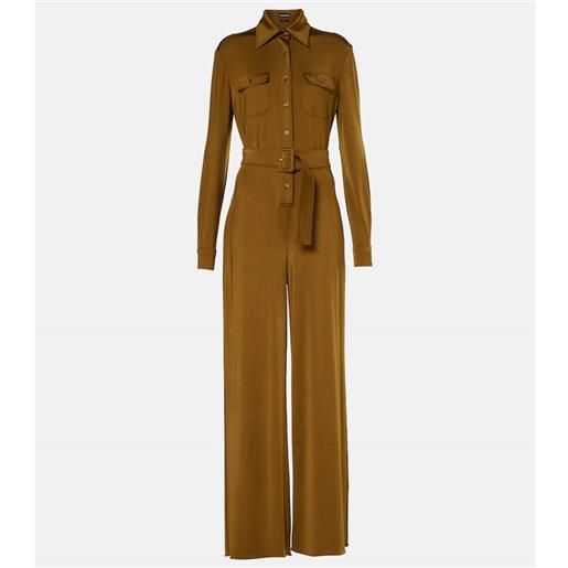 Tom Ford jumpsuit in raso