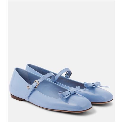 Valentino Garavani ballerine mary jane romance bow in vernice