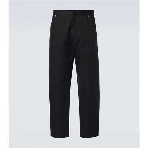 Prada pantaloni cropped in cotone