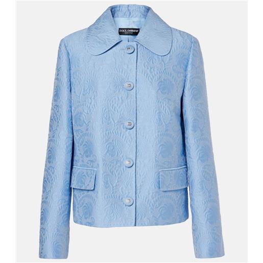 Dolce&Gabbana giacca in jacquard di misto seta