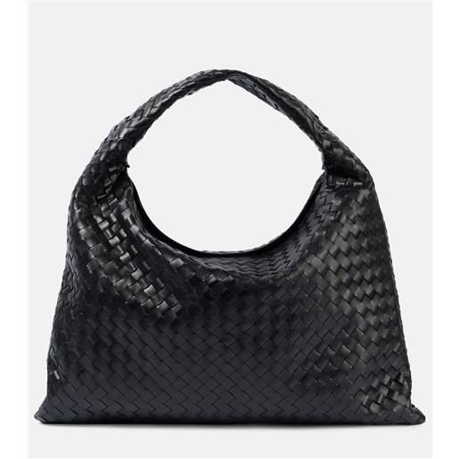 Bottega Veneta borsa hop large in pelle intrecciato
